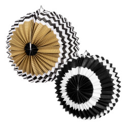 Sada 2 slavnostních papírových dekorací